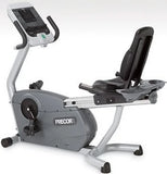 Precor RBK 846i Recumbent Bike - Experience Model, white background